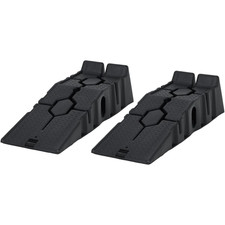 5 Ton Low Profile Car Service Ramps Heavy Duty Plastic 6.7 Inch Lift 2 Packs For