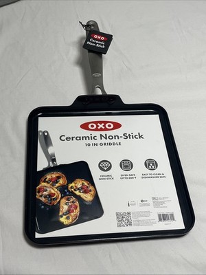 OXO Ceramic Nonstick 10 Inch Griddle Pan - Oven Safe To 600 Degrees - Brand New