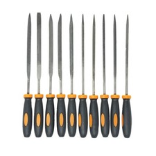 10PC Needle File Set 3 x 150mm Precision Files Craft Metal Work Jewellery Tools