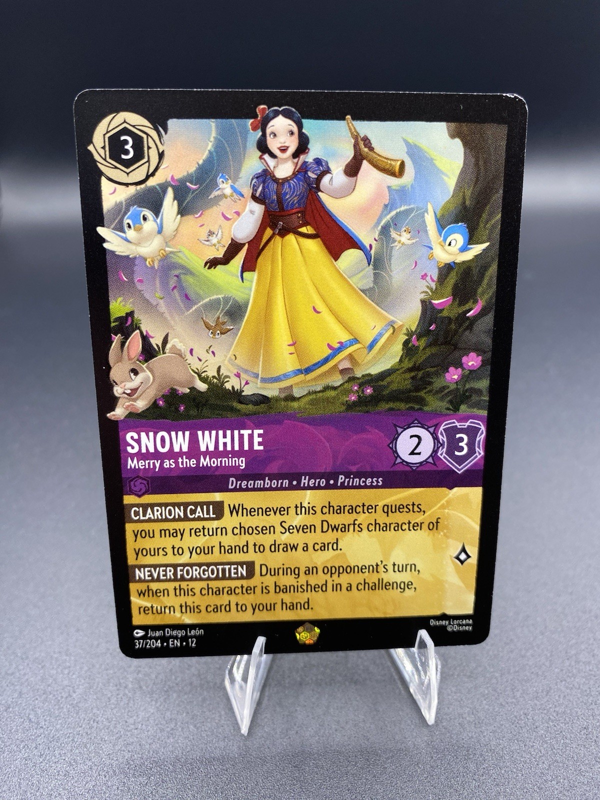 Snow White - Merry as the Morning 37/204 Wilds Unknown Regular