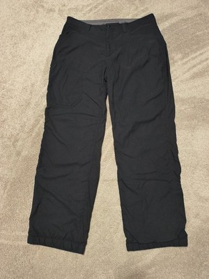 Eddie Bauer Men's Tech Pant 34x30 Fleece Lined 2-Way Stretch Black