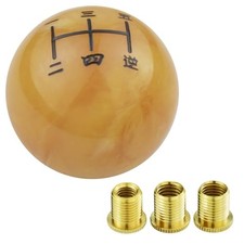 5 Speed Shifter Handle Car Racing Gear Knobs Manual Ball Shift Lever Yellow A