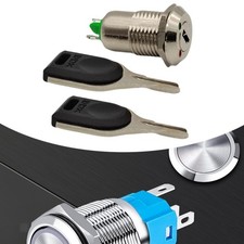 Electronic Key Switch Practical Sturdy Portable Security Power Switch 2 Keys