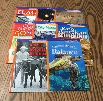 LOT OF 8 MY MATH / 5TH GRADE LEVELED READERS / GUIDED READING / BELOW LEVEL