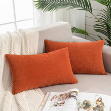 Lumbar Pillow Decorative Rectangle Throw Pillow Covers 12"x20" Inch Set of 2, Su