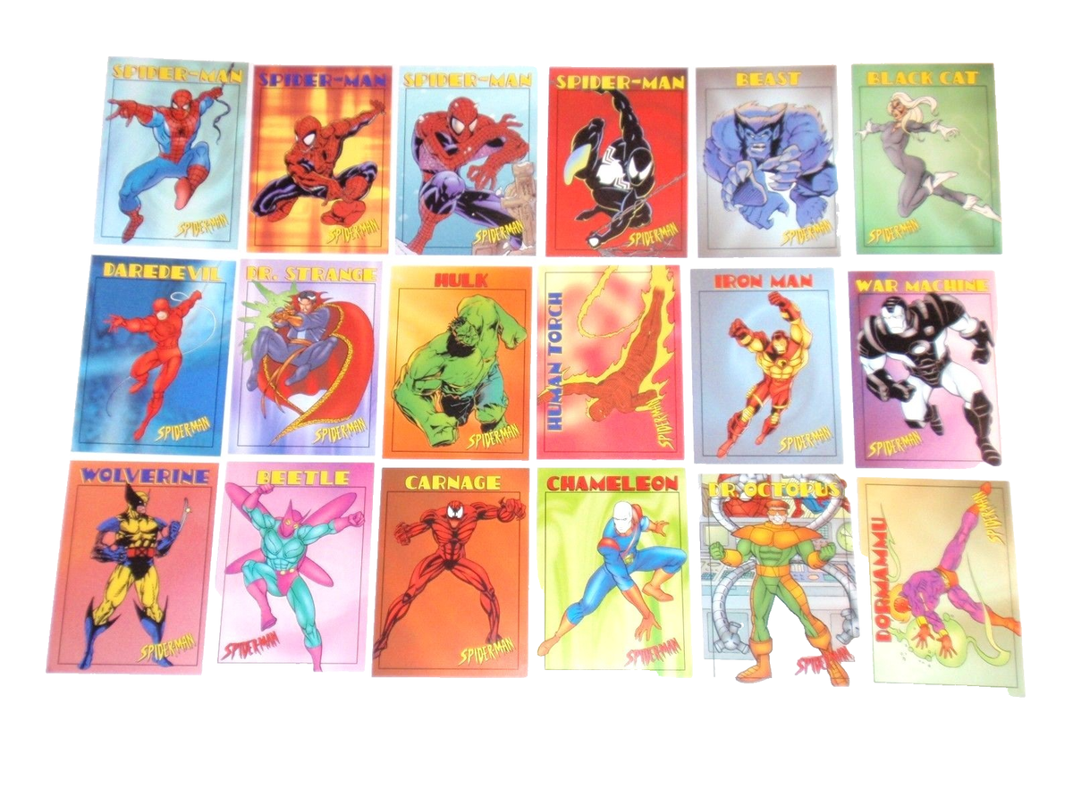 1997 FLEER SKYBOX SPIDER-MAN .99 BASE 50 CARD SET VENOM '97