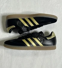 adidas Samba x Lionel Messi Triunfo Dorado Black Gold Shoes IH8159 Men Size 11.5