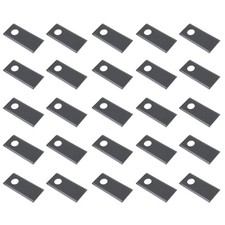Set of (25) 6616924 Double Edge Flat Disc Mower Blades Fits PZ Zweegers Models