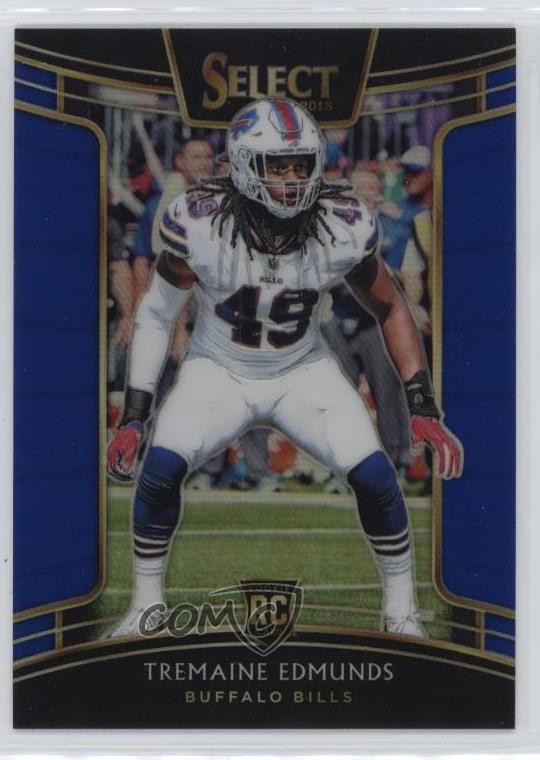 2018 Panini Select Concourse Blue Prizm /175 Tremaine Edmunds #26 Rookie RC 1g1q
