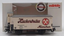Marklin 48301 HO Scale DR Hackerbrau Reefer w/Brakeman's Cabin #518791 LN/Box
