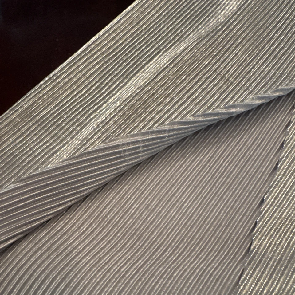 Falda larga metálica vintage con abertura para mujer talla XS Foto 4 de 4