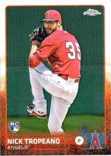 Nick Tropeano 2015 Topps Chrome #22 Rookie Los Angeles Angels