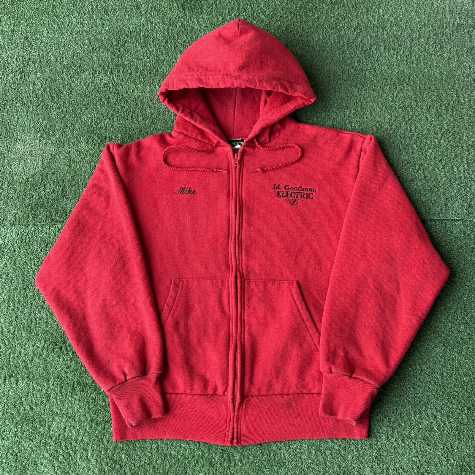 Sz M- Vintage Camber waffle-lined zip-up hoodie men’s red w/ embroidery USA!!
Opens in a new window 