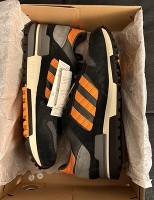 Adidas ZX 600 Black Orange Men's Shoes Size 8.5 M Sneakers