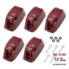 5PCS Rear Cab Roof Clearance Marker Lights, Roof Top Running Lamps Light Fit