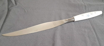 Vintage Mode Danish Stainless Carving Knife Atomic Starburst Sheffield England