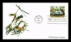 DR JIM STAMPS US COVER LOUISIANA WORLD EXPOSITION FDC PROTHONOTARY WARBLER