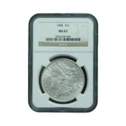 1888 Morgan Silver Dollar NGC MS 63 *JE