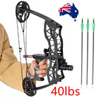Compound Bow 40lbs Archery Bow Hunting Target Shooting Right Handed w/ 3 Arrows