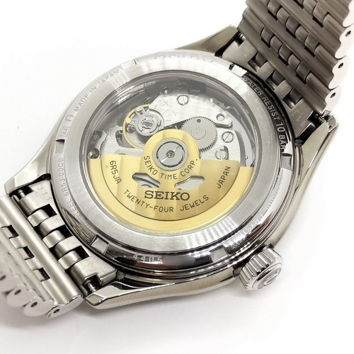Seiko Presage SARJ007 Ouvert Coeur 3Days 24j Argent Blanc Automatique Montre - Photo 6 sur 9