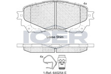 Bremsbelagsatz Vorne Akebono-System für Mazda 6 Kombi GJ GL Limo ab 12->