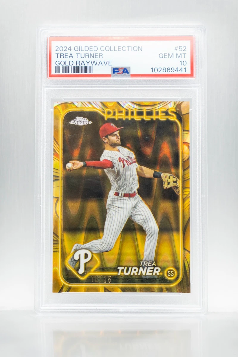 Trea Turner auto /25 orange topps tribute 2024 Philadelphia