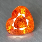 3.95 CT 9X8 MM 100% NATURAL TOP LUSTER MANDARIN FANTA ORANGE SPESSARTITE GARNET