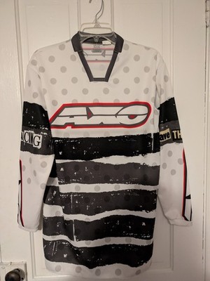 Axo Sport Motocross Vintage Racing Jersey Mens Size Small Y2K Save The Moto