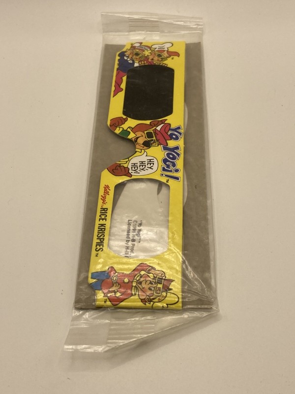 Hanna-Barbera YO YOGI 3D Glasses NEW Kelloggs Rice Krispies 1991