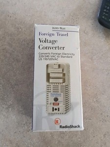 Voltage Converter Radio Shack. New Opened Box