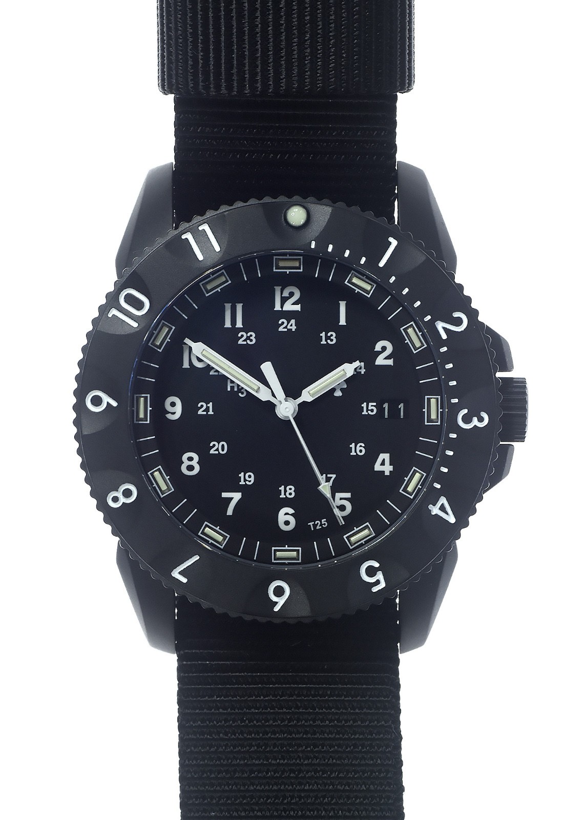 MWC P656 PVD Automatic Tactical Pilot Watch with GTLS Tritium & Sapphire Crystal