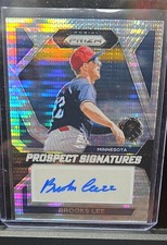 2024 Panini  Prospect Signatures Brooks Lee #PS-BL Pulsar Prizm /199 (AU, RC)