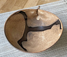 Studio Keramik  Schale Objekt 17 cm D. - 9 cm H. signiert CH 50er 60er