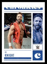LA Knight 2023 Panini Chronicles WWE Holo Silver #/25 #78 ESE