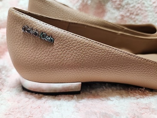 Calvin Klein DAMEN-FLATS AUS KIESEL-LEDER GRÖSSE 7 - Bild 6 von 7