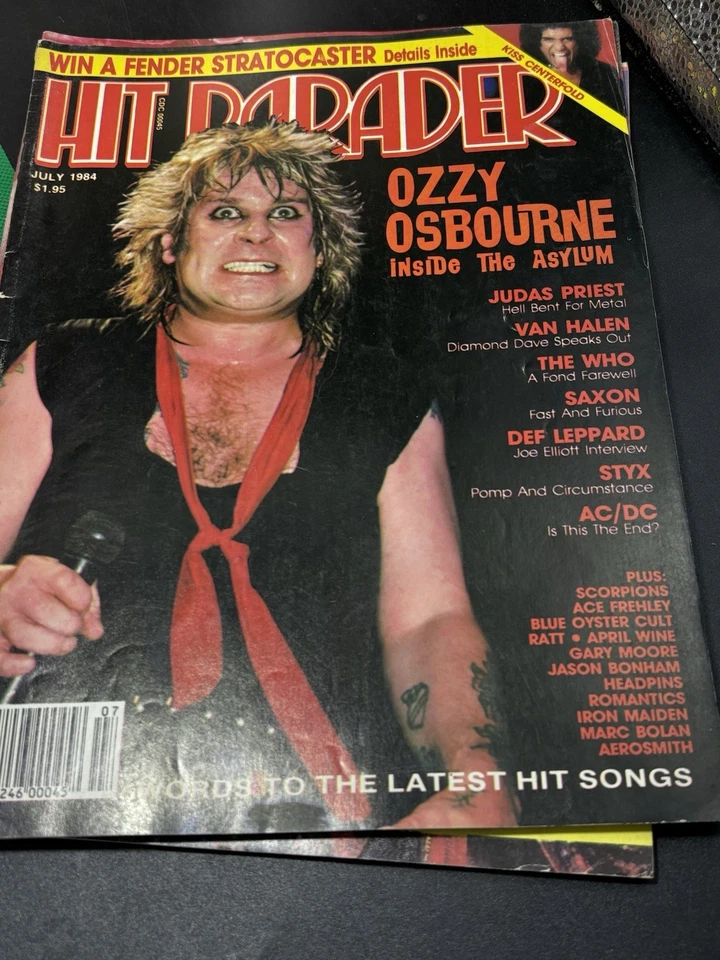Vintage  OZZY  Hit Parader ~Heavy Metal Maniac ~ Oz Fest '98  (6) Lot Magazine - Image 4 of 4