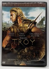 Troy DVD Widescreen 2-Disc Set Brad Pitt Eric Bama Orlando Bloom Brian Cox 2005