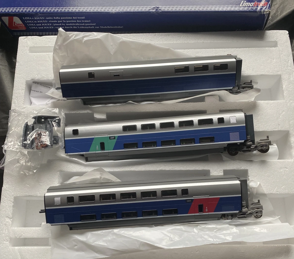 Locomotive Electrique Lima CC21001 SNCF Grise HO Fonctionnelle 116625586773