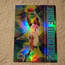 2002 Topps Chrome Basketball Zone Busters Tracy McGrady Refractor Rare