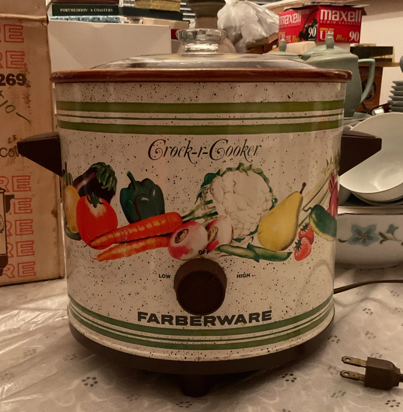 Vintage Farberware model 269 crock cooker 3.5 qt with box Rare New Unused