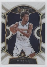 2020-21 Panini Select Concourse White Prizm 135/149 Zeke Nnaji #82 0wy3