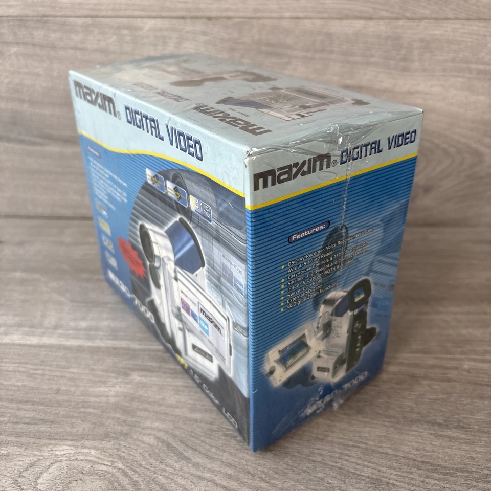 Maxim MX30-7000 4.1MP Compact Digital Video Camcorder Sealed Brand New Rare - Image 2 of 4