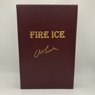 FIRE ICE Clive Cussler Signed Limited Edition CAHILL