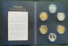 Donald Trump & US Liberty 6-Coin Set - American Mint - Gold/Silver Layered