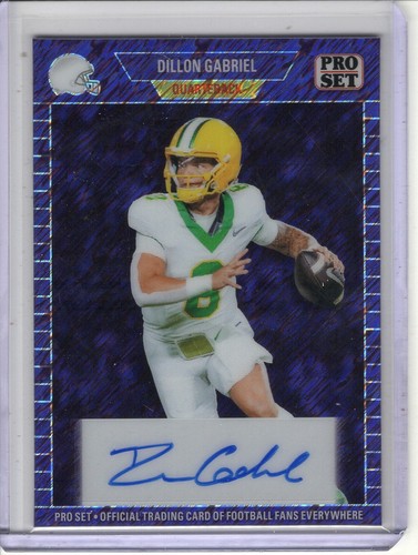 2024 LEAF COLLECTIVE PRO SET DILLON GABRIEL/TEZ JOHNSON ROOKIE/RC 2X-AUTO #3/8