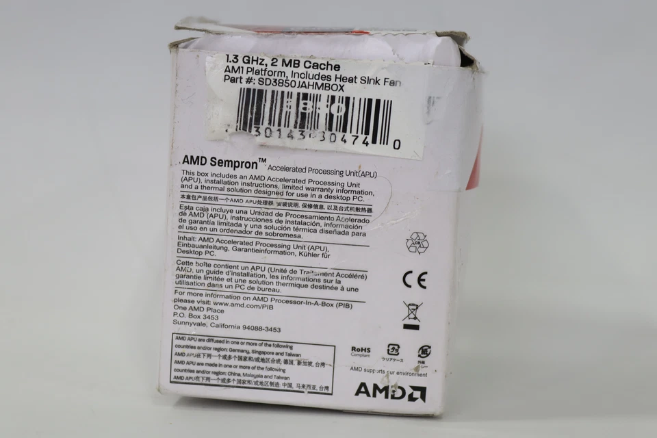 SEMPRON 3850 AM1 1.3G 2MB 25W RADEON R3 SERIES BOX - Image 3 of 4