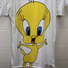 Vintage Flirts Looney Tunes Tweety Bird 1993 Night Sleep Shirt Gown Big Print