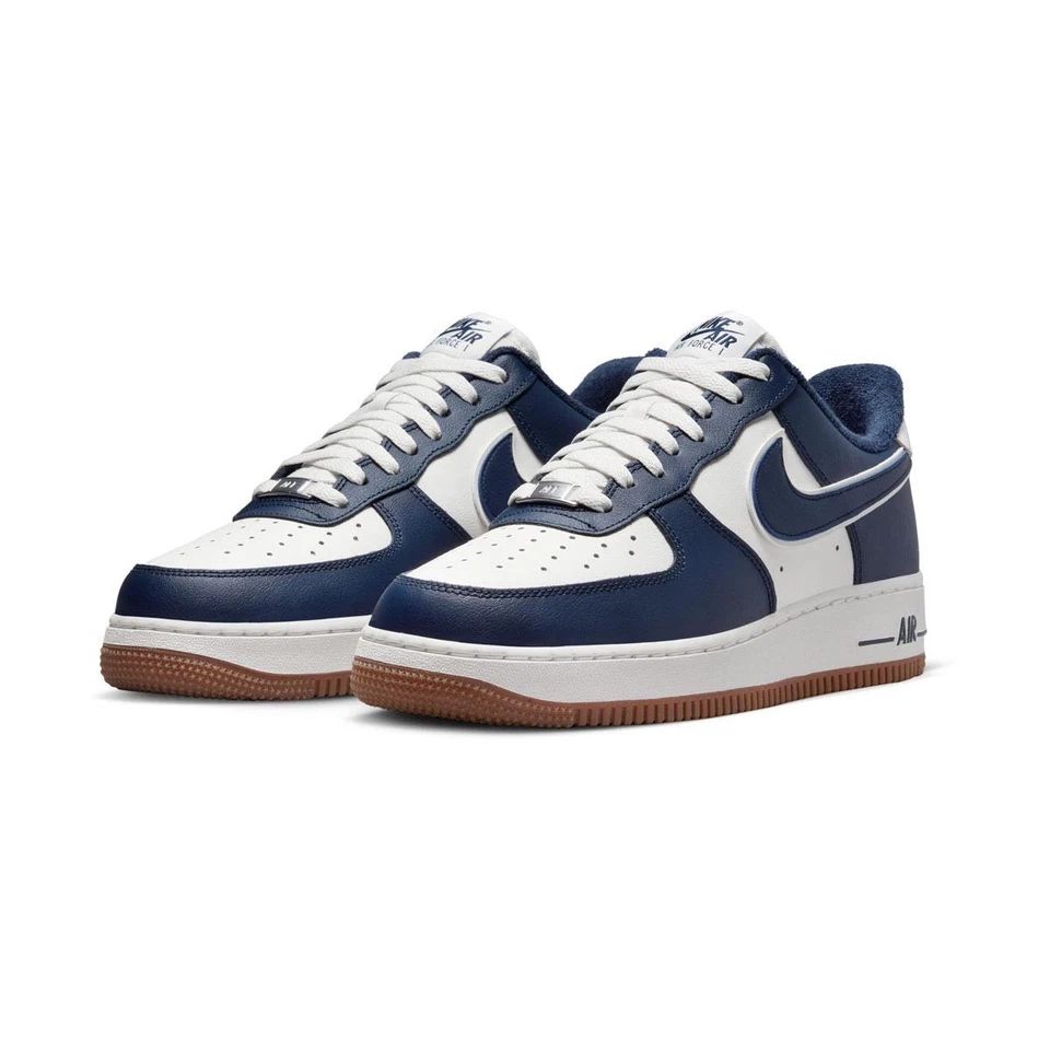 Nike Air Force 1 07 para hombre Lv8_Sail/Midnight Navy-Gum Brown Dq7659-101 Foto 3 de 3