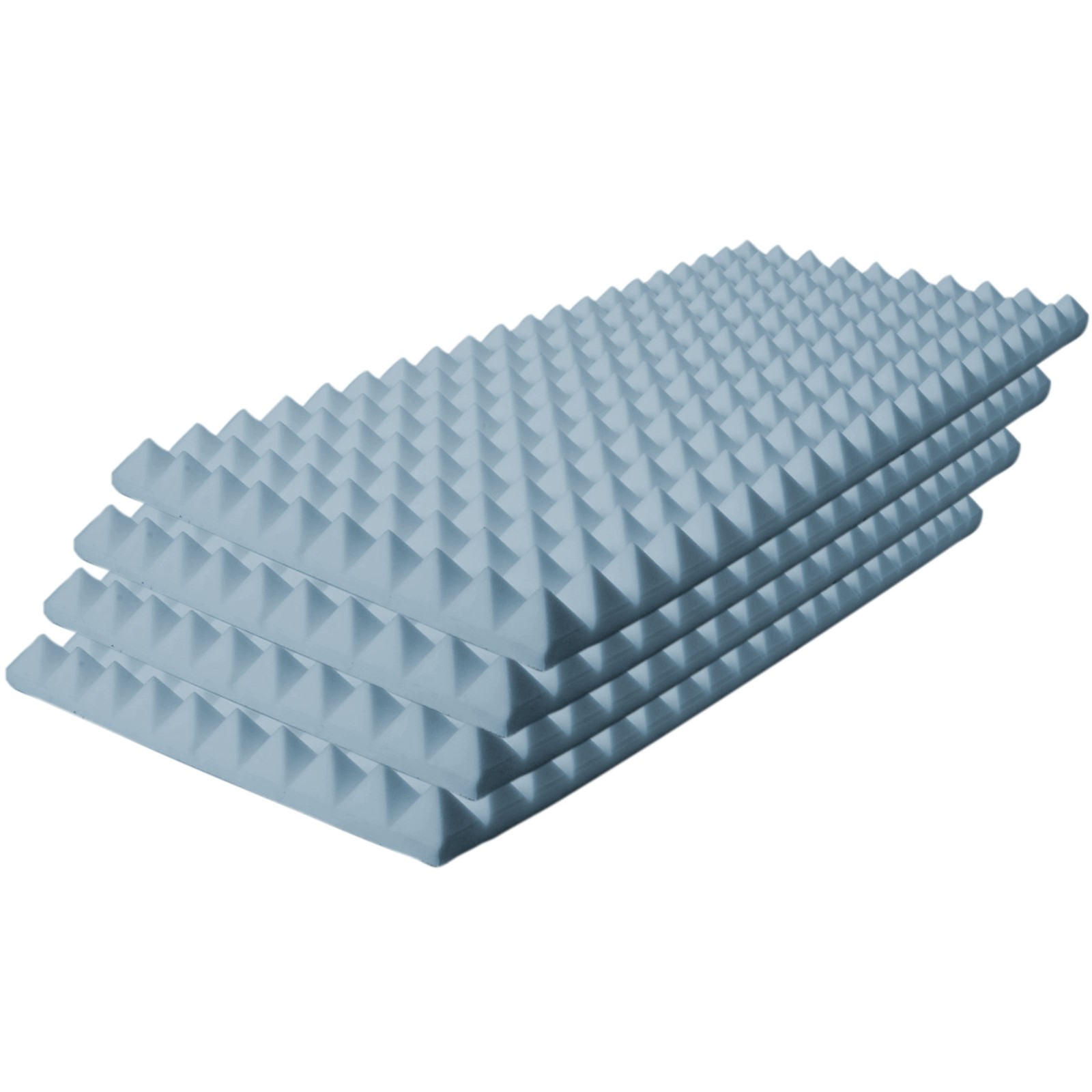 Абсорбер Pyramis 70 мм 4Stk Basotect Grau Musikstudio Schalldmmung 50x100x7 см 23490₽