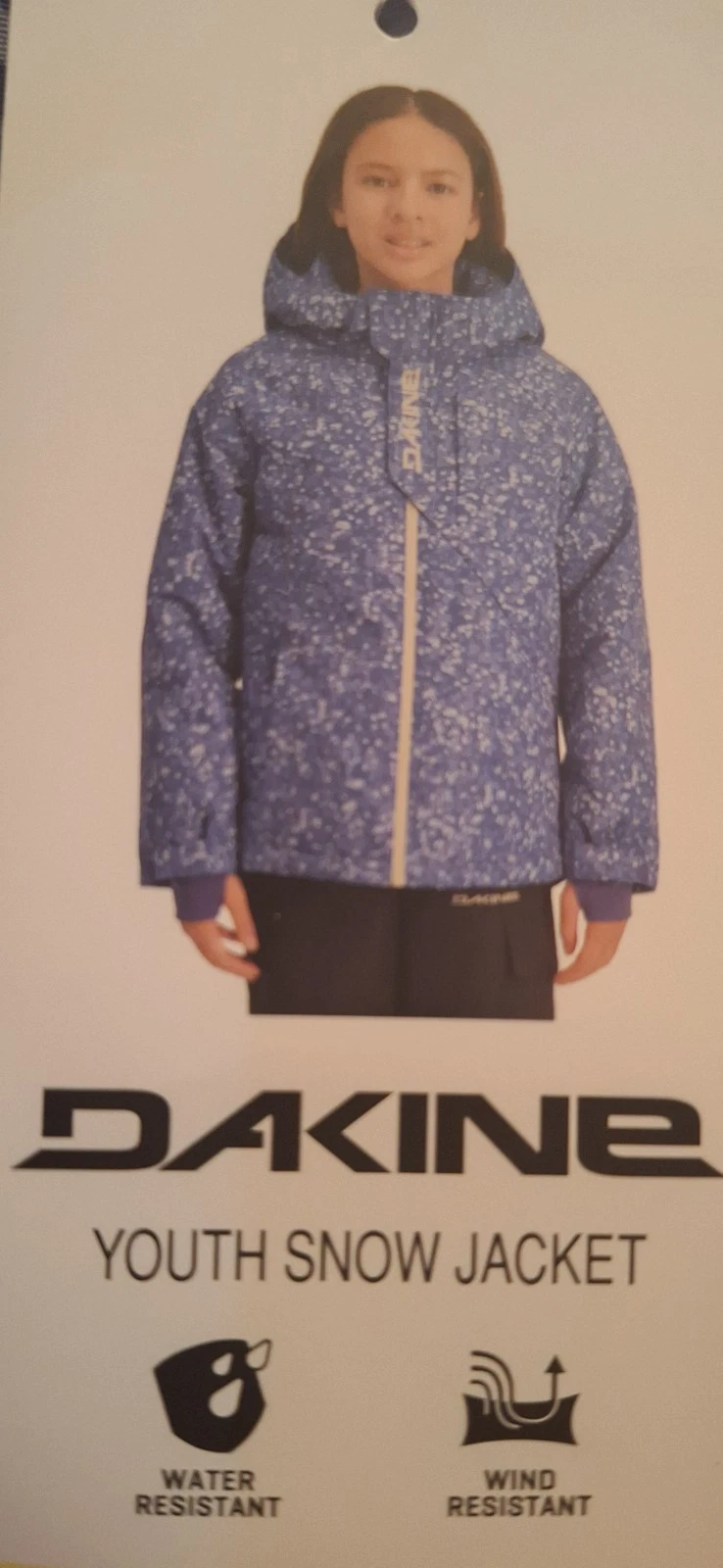 Dakine Youth Snow Jacket S 7/8 Purple Insulated Water Wind Resistant NEW